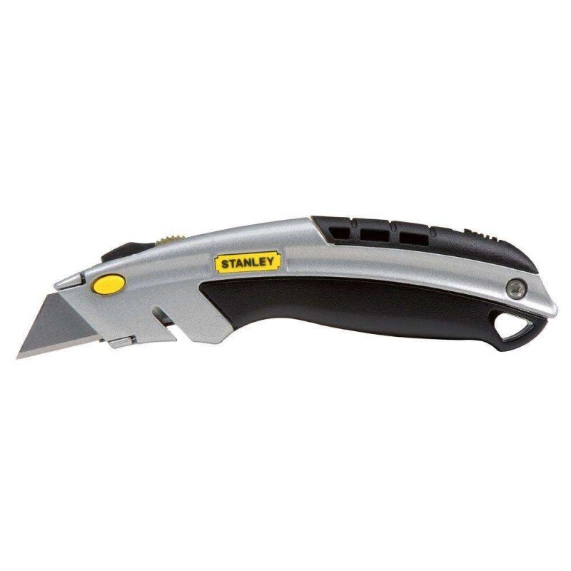 Cutter Stanley Dynagrip cu lama retractabila trapezoidala 180mm